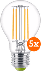 Philips LED Filament Light - 2.3W - E27 - Warm White Light 5-pack Main Image