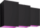 Philips Hue Resonate Wall Lamp White and Color Black 3-pack Main Image