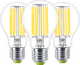 Philips LED Filament Light - 4W - E27 - Warm White Light 3-pack Main Image