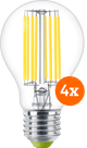 Philips LED Filament Light - 4W - E27 - Warm White Light 4-pack Main Image