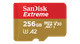 SanDisk microSDXC Extreme 256GB 130 MB/s null