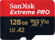 SanDisk microSDXC Extreme Pro 128GB 90MB/s front