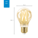 WiZ Smart Filament Light Standard Gold - Warm to Cool White Light - E27 null
