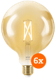 WiZ Smart Filament Light Globe XL 6-pack - Warm to Cool White Light - E27 Main Image
