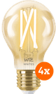 WiZ Smart Filament Light Standard Gold 4-pack - Warm to Cool White Light - E27 Main Image