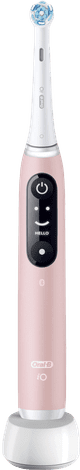 Oral-B iO Series 6N Light Pink + Extra iO Gentle Care Brush Attachment front