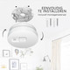 ELRO Blue Line CBFS58R Smoke Detector 4-pack + Carbon Monoxide Detector detail