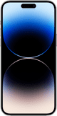Refurbished iPhone 14 Pro Max 128GB Zilver (Licht gebruikt) voorkant