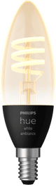 Philips Hue Filamentlamp White Ambiance kaarslamp E14 Losse lamp Main Image