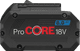 Bosch Professional GCM 18V-254 D + ProCORE 18V 8.0Ah Battery and Charger right side