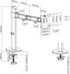 ACT AC8335 Monitor Arm 1 Screen null