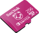 SanDisk MicroSDXC Extreme Gaming 256GB Fortnite (Nintendo licensed) bovenkant