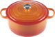 Le Creuset Signature Cocotte Ronde 28 cm Volcanique avant