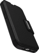 Otterbox Strada Apple iPhone 14 Book Case Leather Black right side