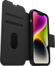 Otterbox Strada Apple iPhone 14 Book Case Leather Black right side