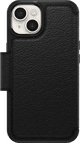 Otterbox Strada Apple iPhone 14 Book Case Leather Black back