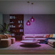 Philips Hue White and Color Starter Pack E27 with 6 Lights + Dimmer + Bridge product in use