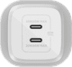 Belkin Power Delivery Oplader 65W met 2 Usb C Poorten voorkant