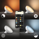 Philips Hue Bloom Table Lamp White and Color White product in use