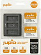 Jupio Kit: Enduro Battery GoPro HERO 10/11/12 AHDBT-901 (2x) + Compact USB Triple Charger packaging
