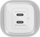 Belkin Power-Delivery-Ladegerät 45 W mit 2 USB-C-Anschlüssen vorne