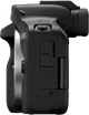 Canon EOS R50 + RF-S 18-45mm f/4.5-6.3 IS STM left side