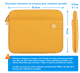 BlueBuilt Housse pour Ordinateurs Portables pour Apple MacBook Pro 16 Pouces Jaune visuel Coolblue 1