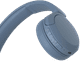 Sony WH-CH520 Blauw + BlueBuilt Quick Charge Oplader met Usb A Poort 18W Zwart null