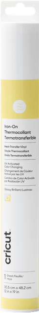 Cricut Kleurveranderende Iron-On (UV-geactiveerd) Pastelgeel 30x48 cm Main Image