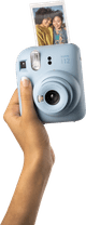 Fujifilm Instax Mini 12 Pastel Blue + Photo Paper (20 units) product in use