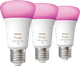 Philips Hue White and Color E27 1100lm 3-pack Main Image