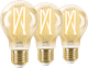 WiZ Smart Filament Light Standard Gold 3-pack - Warm to Cool White Light - E27 Main Image