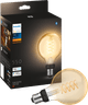 Philips Hue Filament Light White Globe E27 2-pack product in use