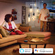 Philips Hue Filament Light White Globe E27 2-pack product in use
