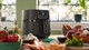 Philips Airfryer XXL HD9285/90 + Frying Rack product in use