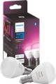 Philips Hue Luster Spherical Light White and Color E14 2-pack Main Image
