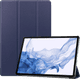 Just in Case Smart Tri-Fold Samsung Galaxy Tab S9/S9 FE/S10 FE Book Case Blauw voorkant
