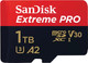 SanDisk microSDXC Extreme Pro 1TB 140 MB/s vorne
