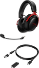 HyperX Cloud III Wireless Gaming Headset - Black/Red (PC, PS5, PS4) null
