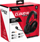HyperX Cloud III Wireless Gaming Headset - Black/Red (PC, PS5, PS4) null