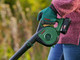 Bosch Universal LeafBlower 18V-130 2.6Ah Battery (2x) Starter Kit product in use