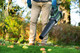 Bosch Advanced Leaf Blower 36V-750 Set product in use