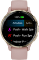 Garmin Venu 3S Gold/Pink front