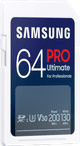 Samsung SDXC PRO Ultimate 64GB 130 MB/s linke seite