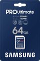 Samsung SDXC PRO Ultimate 64GB 130 MB/s verpackung