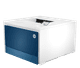HP Color LaserJet Pro MFP 4202dw + 1 set extra XL toners linkerkant