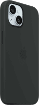 Apple iPhone 15 Back Cover with MagSafe Black back