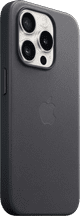Apple iPhone 15 Pro Max FineWoven Back Cover MagSafe Zwart achterkant