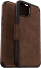 Otterbox Strada Apple iPhone 15 Plus Book Case Leather Brown with MagSafe right side