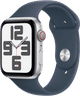 Apple Watch SE (2022) 4G 44mm Silver Aluminum Sport Band S/M Main Image
